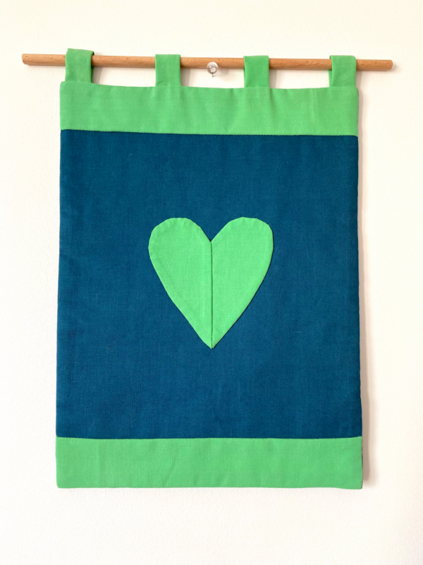Tableau coeur "Vert"